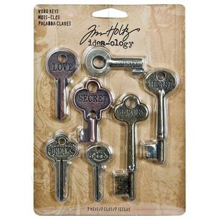 Tim Holtz Idea-Ology Word Keys 7 pcs.