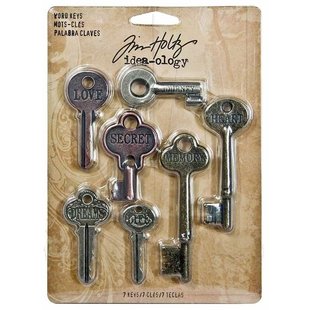 Tim Holtz Idea-Ology Word Keys 7 pcs.