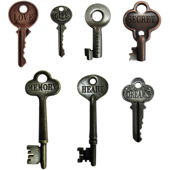 Tim Holtz Tim Holtz Idea-Ology Word Keys 7 pcs.