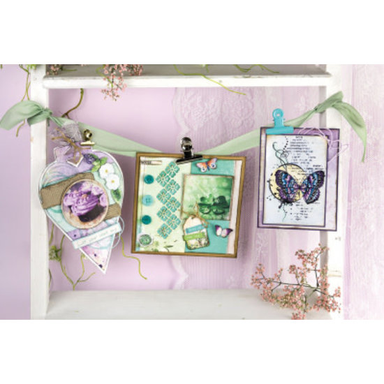 DDBD Dutch Doobadoo Shape Art A5 label Hart