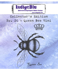 IndigoBlu rubber stamp Collector's No. 26 Queen Bee