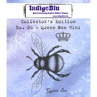 IndigoBlu rubber stamp Collector's No. 26 Queen Bee