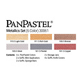 Panpastel PanPastel Set 6 colours & Tools Metallics