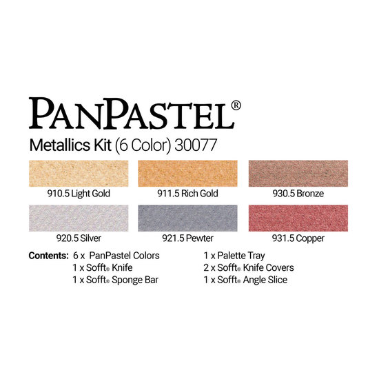 Panpastel PanPastel Set Metallic Colors