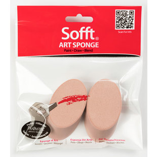 Sofft Art Sponge Angle Slice Round 2st