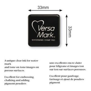 VersaMark watermark stamp inkpad 3x3 cm