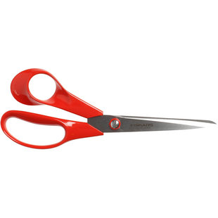 Fiskars Universele Schaar Linkshandig 21cm Rood