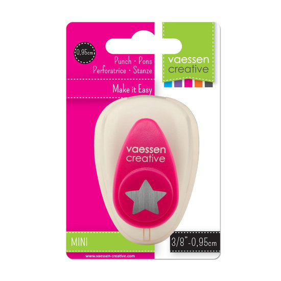 Vaessen Creative Vaessen Creative Figuurpons Mini Ster 3/8''
