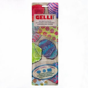 Gelli Arts Gel Printing Plate Set Rechthoek/Hexagon/Ovaal 3'' 3st