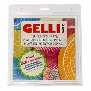 Gelli Arts Gel Printing Plate Rond 8'' - 20cm