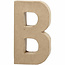 Creotime Papier Mache Letter B 2,5x11,8x20,5cm