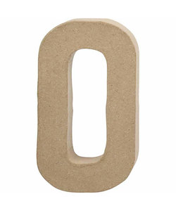 Papier Mache Letter O 2,5x11,8x20,5cm