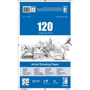 Schut Artist Drawing Paper 120 A4 30st 120g