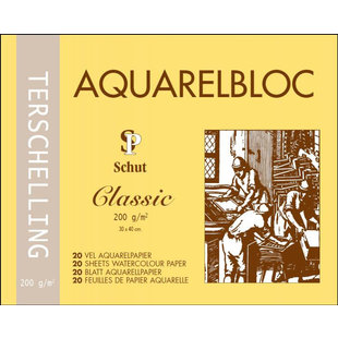 Schut Terschelling Aquarel Papier Blok Classic 200g 30x40cm