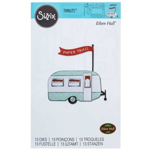 Sizzix Thinlits Die Set Travel Trailer