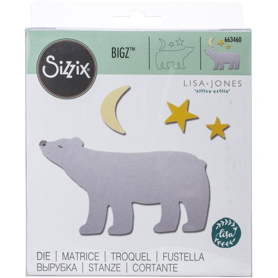 Sizzix Sizzix Bigz Die Lisa Jones Polar Bear #2