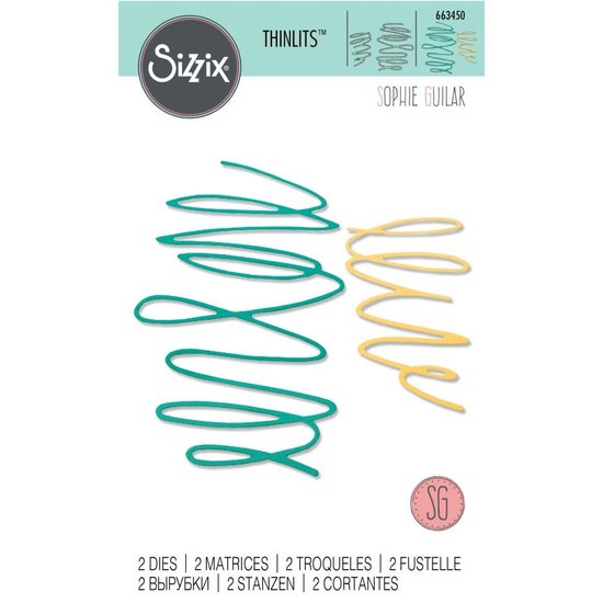 Sizzix Sizzix Thinlits Die Set Sophie Guilar Scribbles