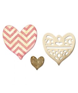 Sizzix Thinlits Die Set Layering Heart