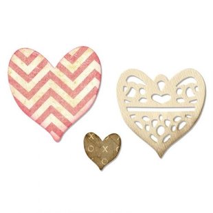 Sizzix Thinlits Die Set Layering Heart