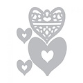 Sizzix Sizzix Thinlits Die Set Layering Heart