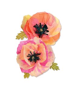 Sizzix Thinlits Die Set Large Poppy