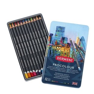 Derwent Procolour Potloden Set 12st