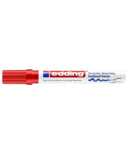 Edding 4000 Matlakmarker Rood