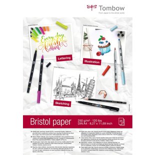 Tombow Marker Paper Bristol 250g.  A4 25st