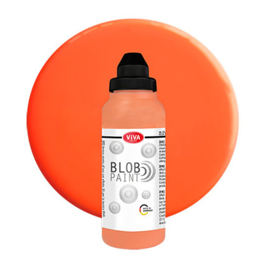 Viva Decor Blob Paint 280 ml, Neon Oranje