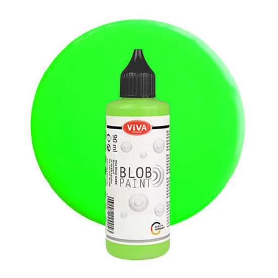 Viva Decor Blob Paint 90 ml, Neon groen