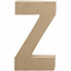 Creotime Papier Mache Letter Z 2,5x11,8x20,5cm