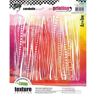 Carabelle art printing vierk A6 Lignes