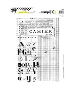 Carabelle Studio Cling Stamp XXL Cahier