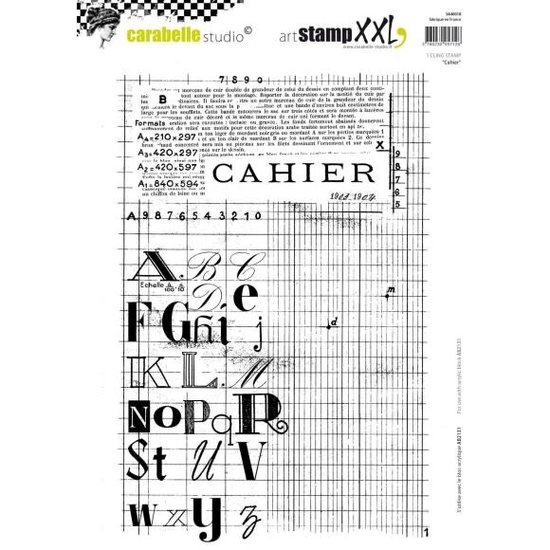 Carabelle Studio Carabelle Studio Cling Stamp XXL Cahier
