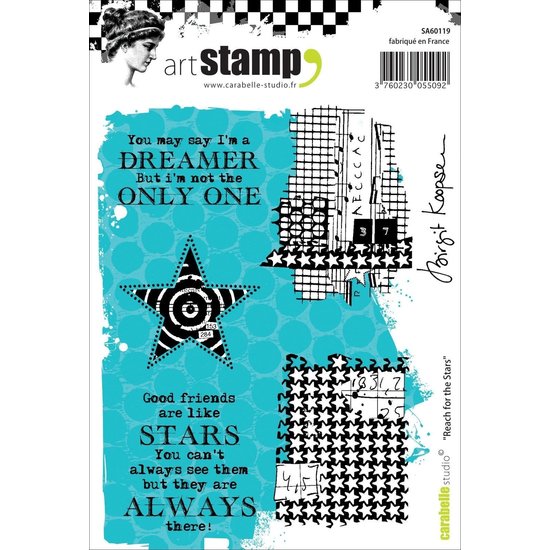 Carabelle Studio Carabelle Studio Stempel A6 Reach for the stars 5st.