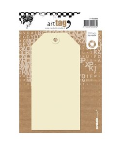 Carabelle art Tag 70x140mm 20st