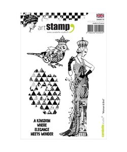 Carabelle Studio Stempel Woman & Bird