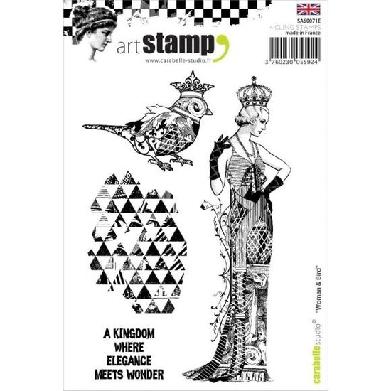 Carabelle Studio Carabelle Studio Stempel Woman & Bird