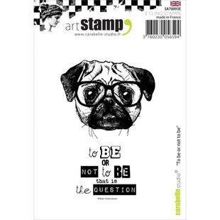 Carabelle Studio Stempel To be or not to be buldog