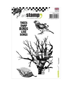 Carabelle Studio Stempel A6 Tree and Bird