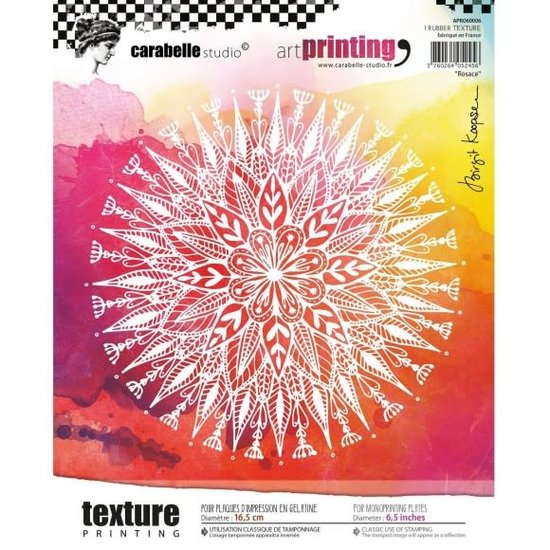 Carabelle Studio Carabelle art printing rond A6 Rosace ca. 16,5 cm.