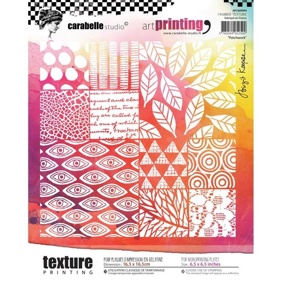 Carabelle Studio Carabelle art printing A6 patchwork ca. 16,5 x 16,5 cm.
