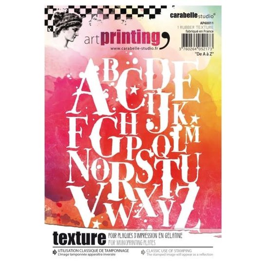 Carabelle Studio Carabelle art printing A6  A à Z ca. 14,8 x 10,5 cm.