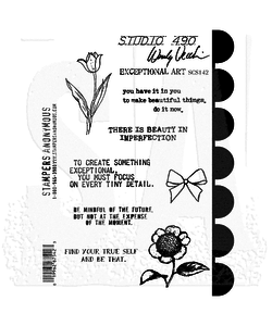 Wendy Vecchi Cling Rubber stamp Exceptional Art