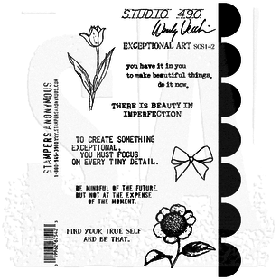 Wendy Vecchi Cling Rubber stamp Exceptional Art