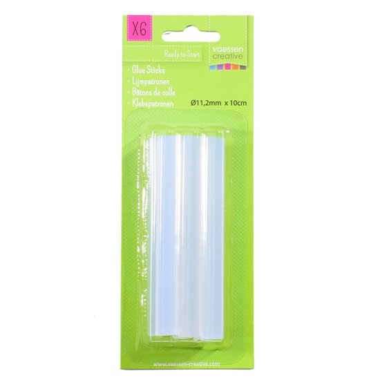 Vaessen Creative Lijmpatronen voor lijmpistool 6st 11.2mm 10cm