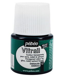 Pebeo Vitrail Glasverf Transparent 45ml Emerald nr. 13