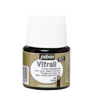 Pebeo Vitrail Glasverf Transparent 45ml Gold nr. 38