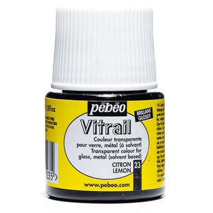 Pebeo Vitrail Glasverf Transparent 45ml Lemon nr. 23