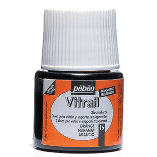 Pebeo Vitrail Glasverf Transparent 45ml Orange nr. 16